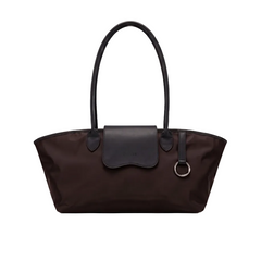 Nyla Waterproof Flap Bag - Espresso Brown