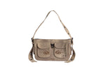 beige embroidered bag